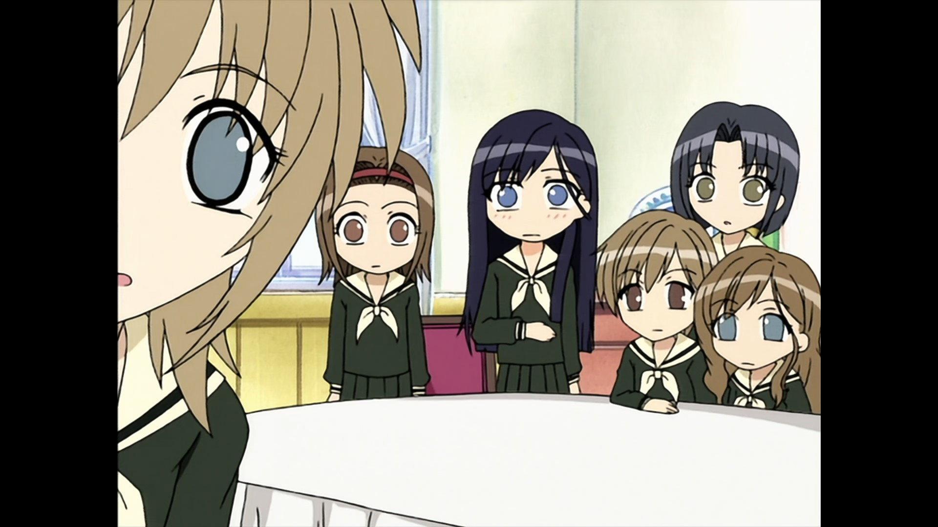 Still from Don't Tell Mother Maria. #1.3 ~ The Resounding Stomach Growl / Yoshino Returns Rosary / Yoshino and Rei Reconcile