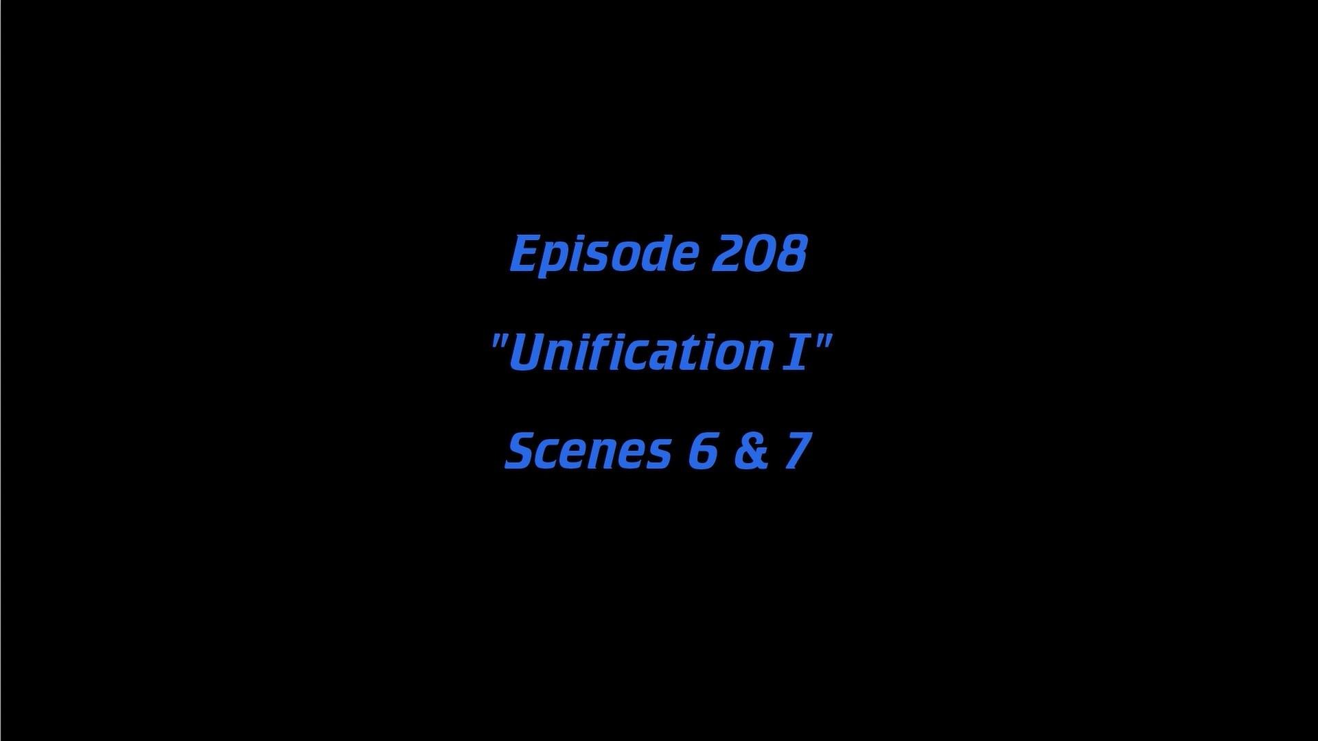 Still from Deleted Scenes: S05E07 – Unification (Part I)
