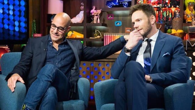 Still from Joel McHale & Stanley Tucci