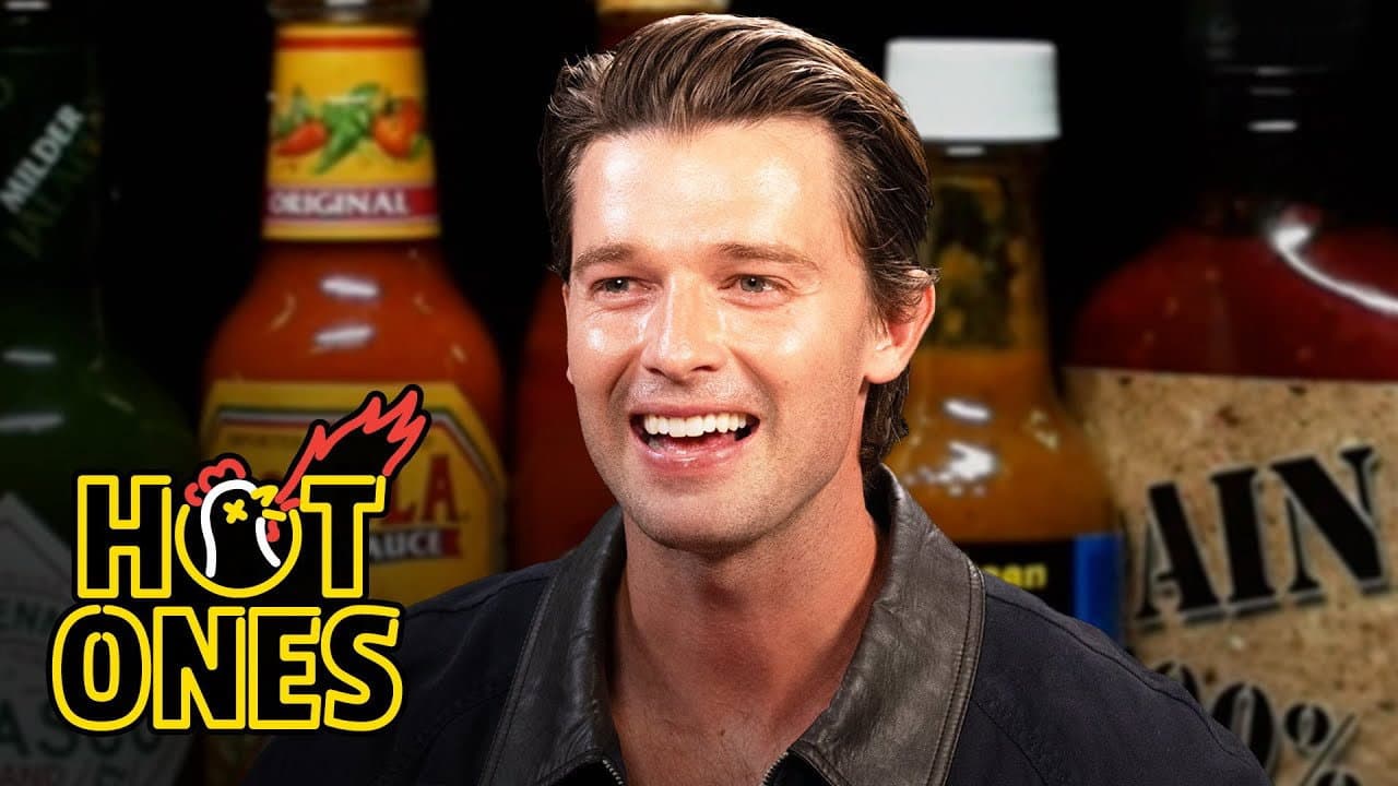 Still from Patrick Schwarzenegger Proves the Naysayers Wrong While Eating Spicy Wings