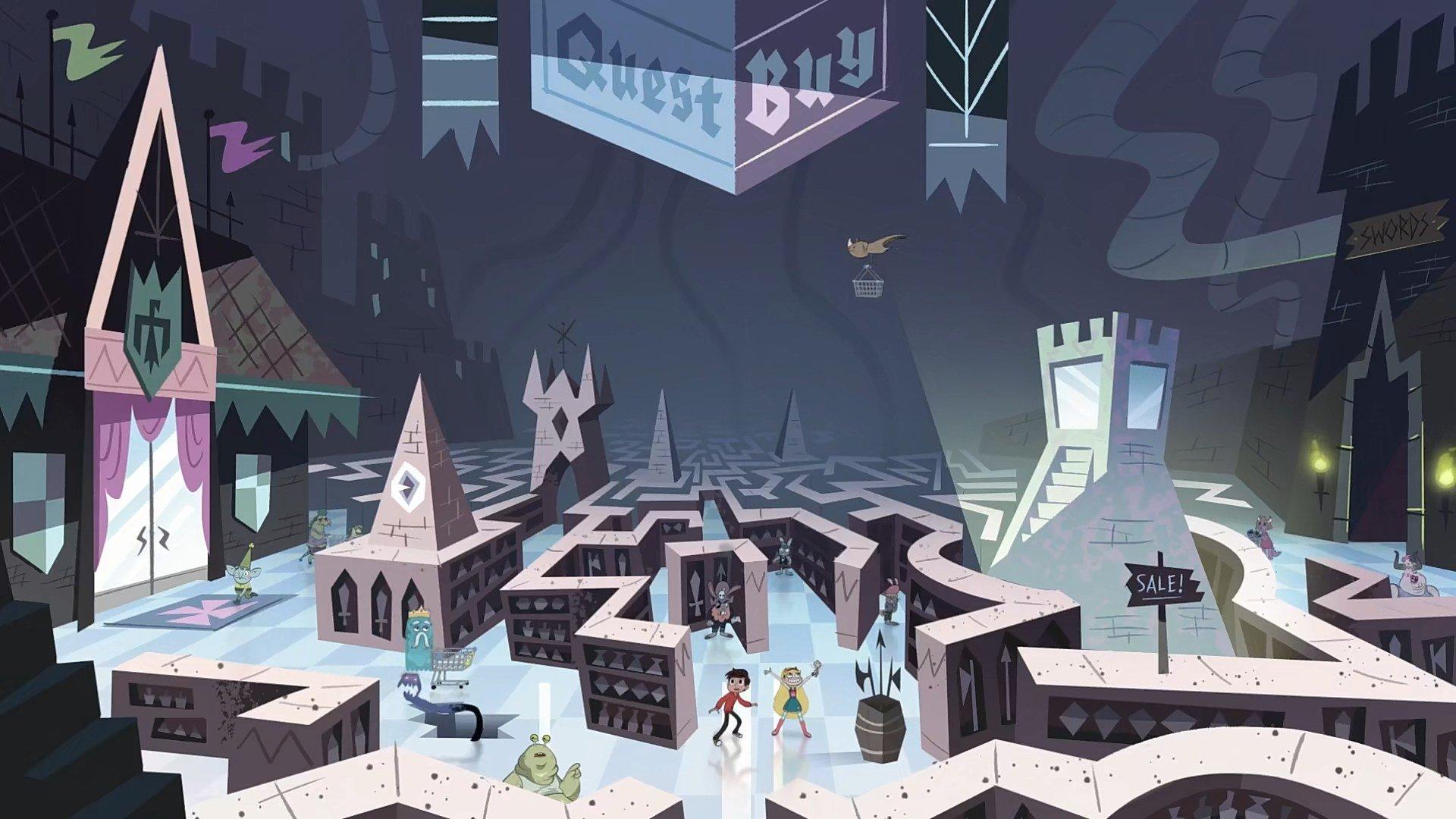 Still from Quest Buy