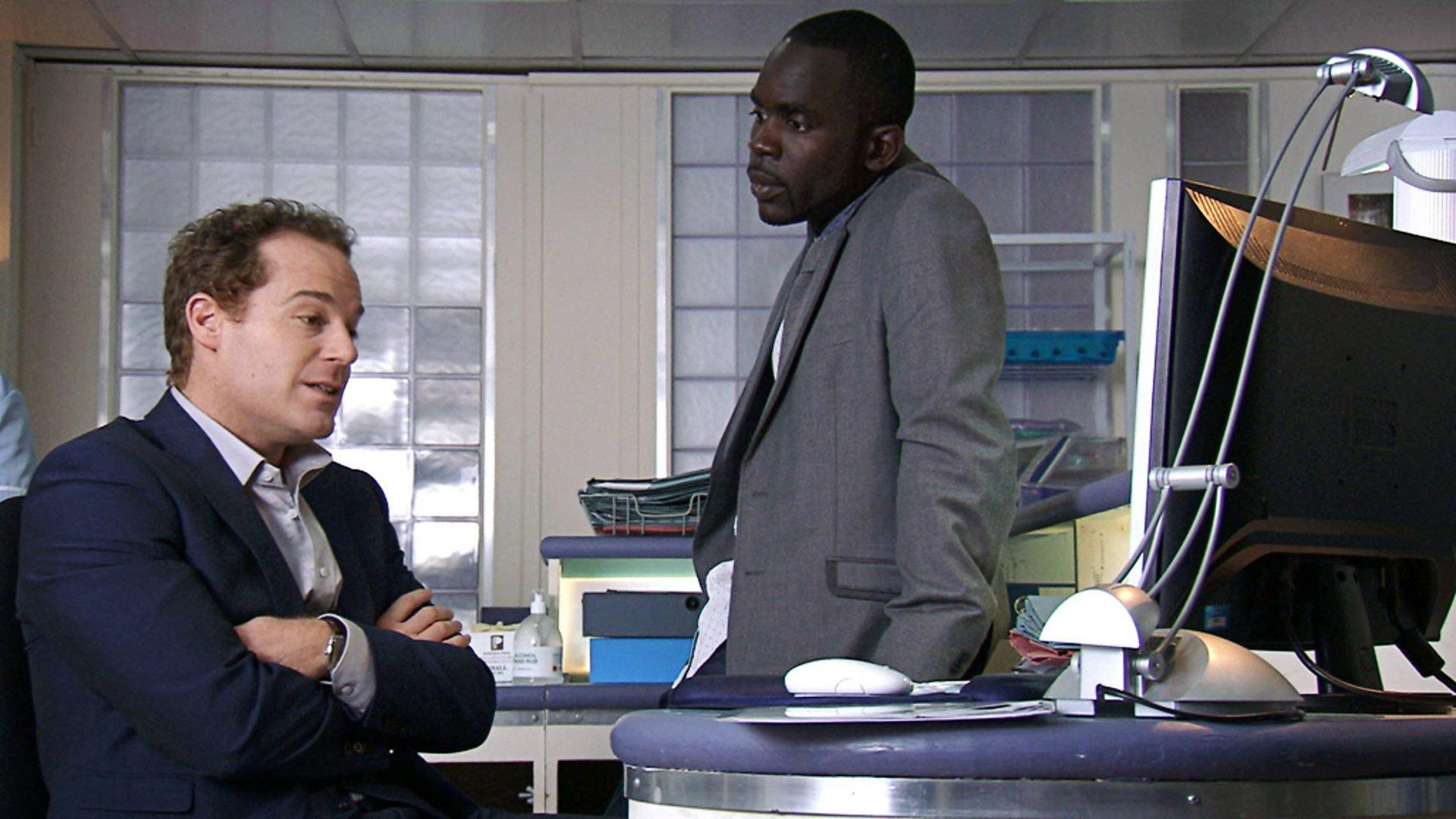 Still from Promises, Promises