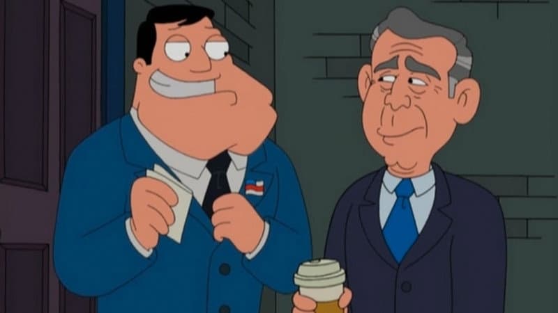 Still from Bush Comes to Dinner
