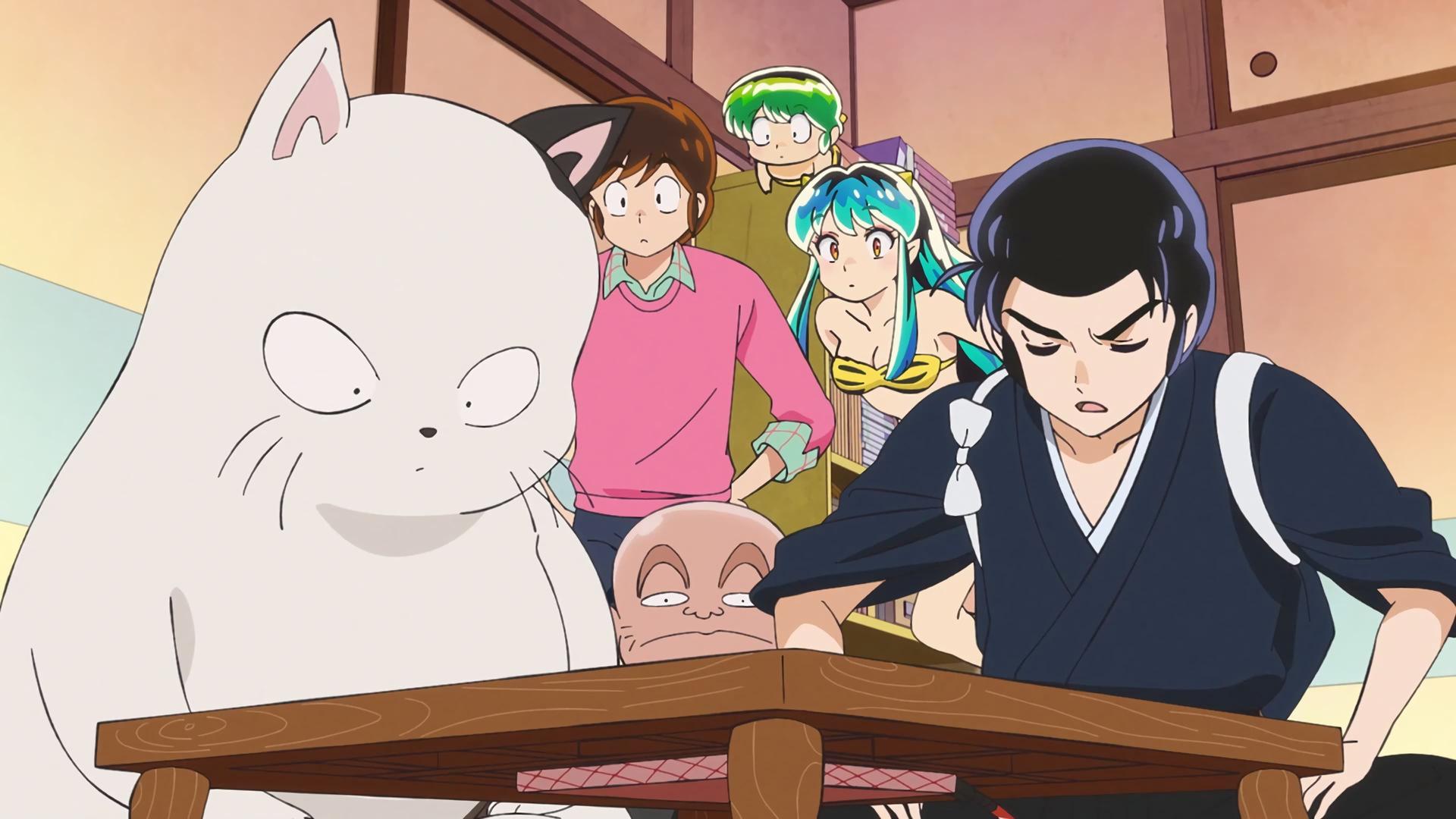 Still from Kotatsu Love /  Lum Becomes a Cow / The Home Visit Blues: Luxurious Mendo Edition