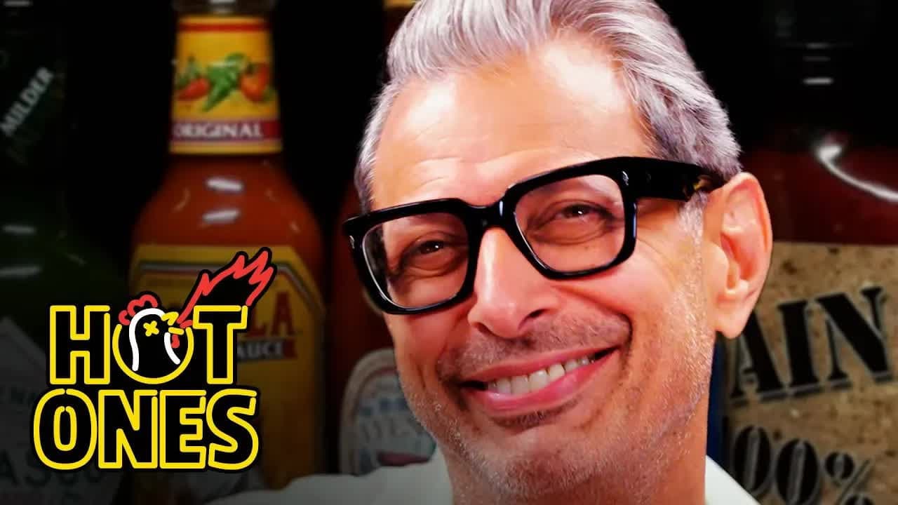 Still from Jeff Goldblum Says He Likes to Be Called Daddy While Eating Spicy Wings