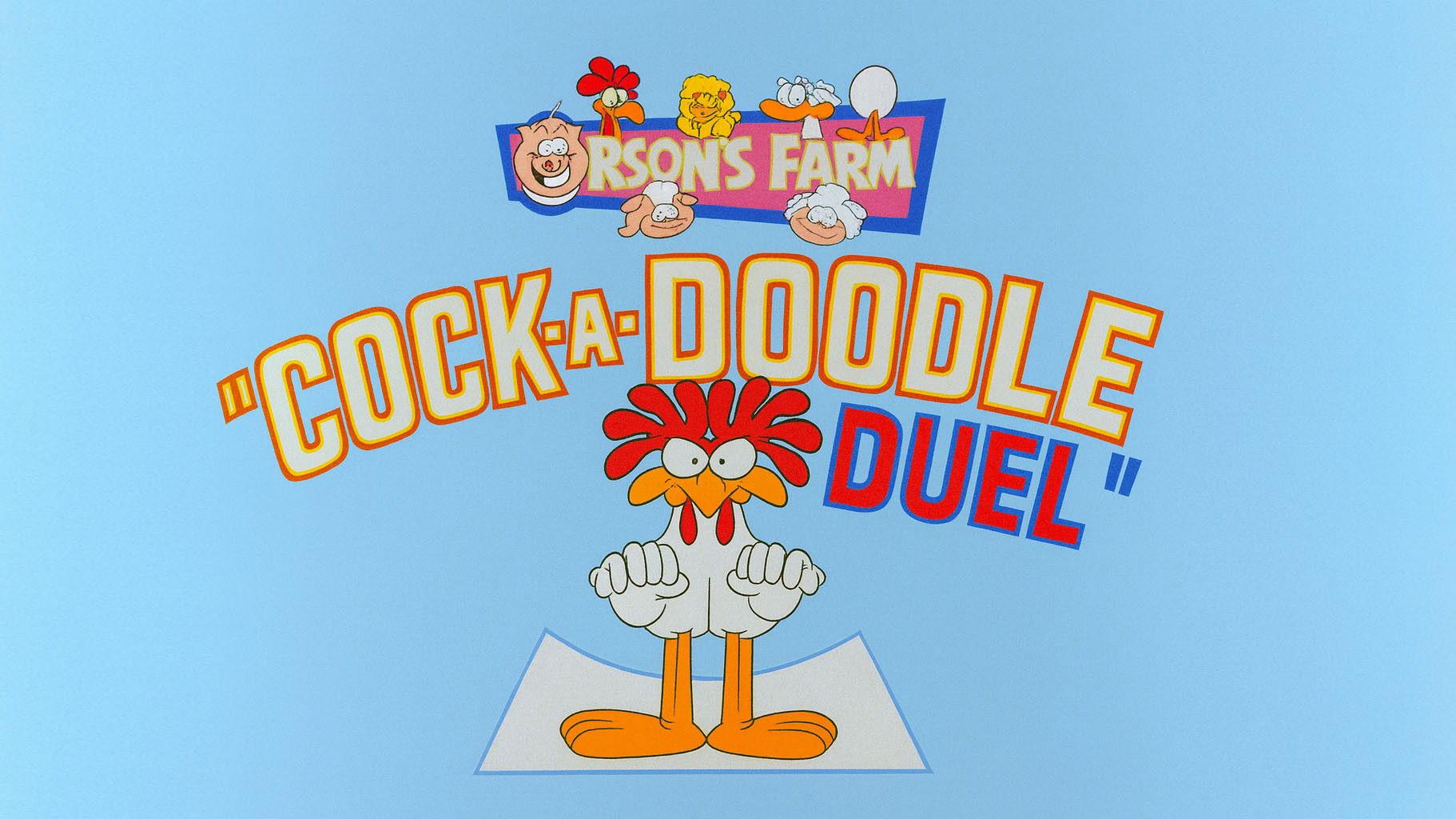 Still from Cock-a-Doodle Duel