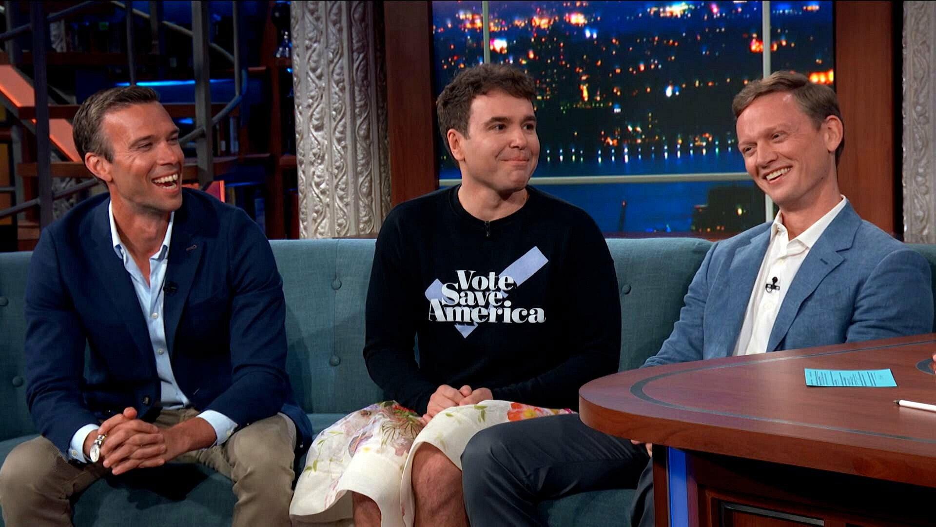 Still from Jon Favreau, Jon Lovett, Tommy Vietor, Bianca Cristovao, James Taylor