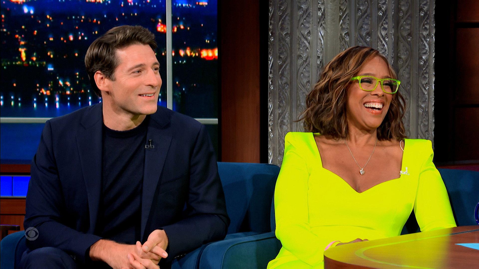Still from Gayle King, Tony Dokoupil, Nate Burleson, Betty Gilpin