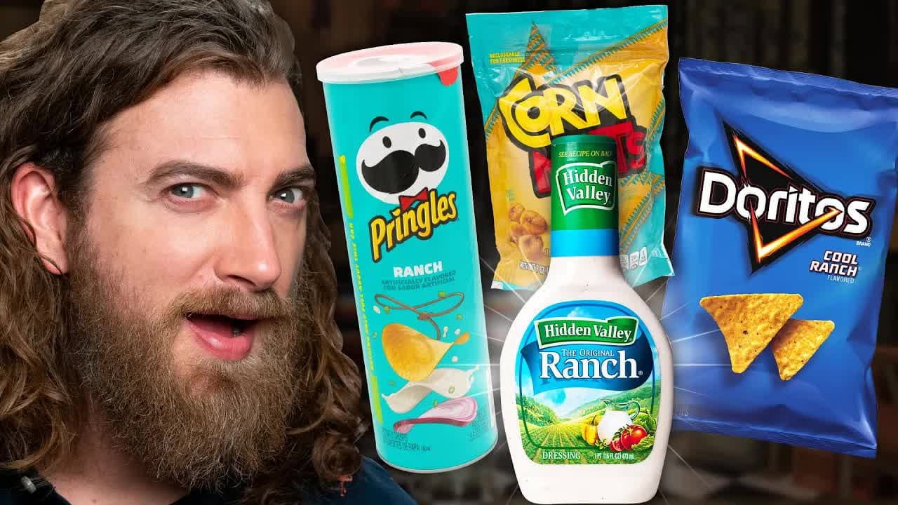 Still from What's The Best Ranch Snack? Taste Test