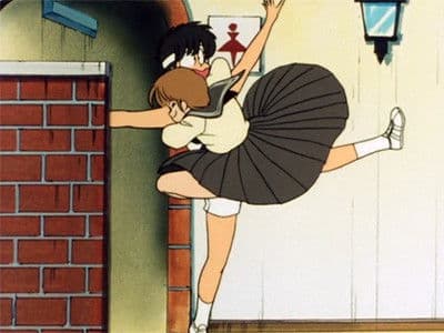 Still from Kyosuke and Madoka in a Big Fight! The 3-Legged Race of Love!