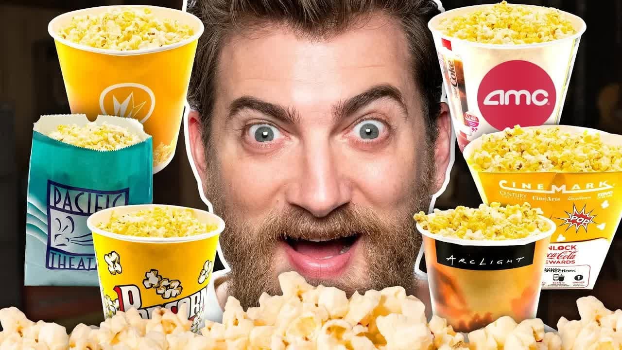 Still from Which Movie Theater Makes The Best Popcorn? Taste Test