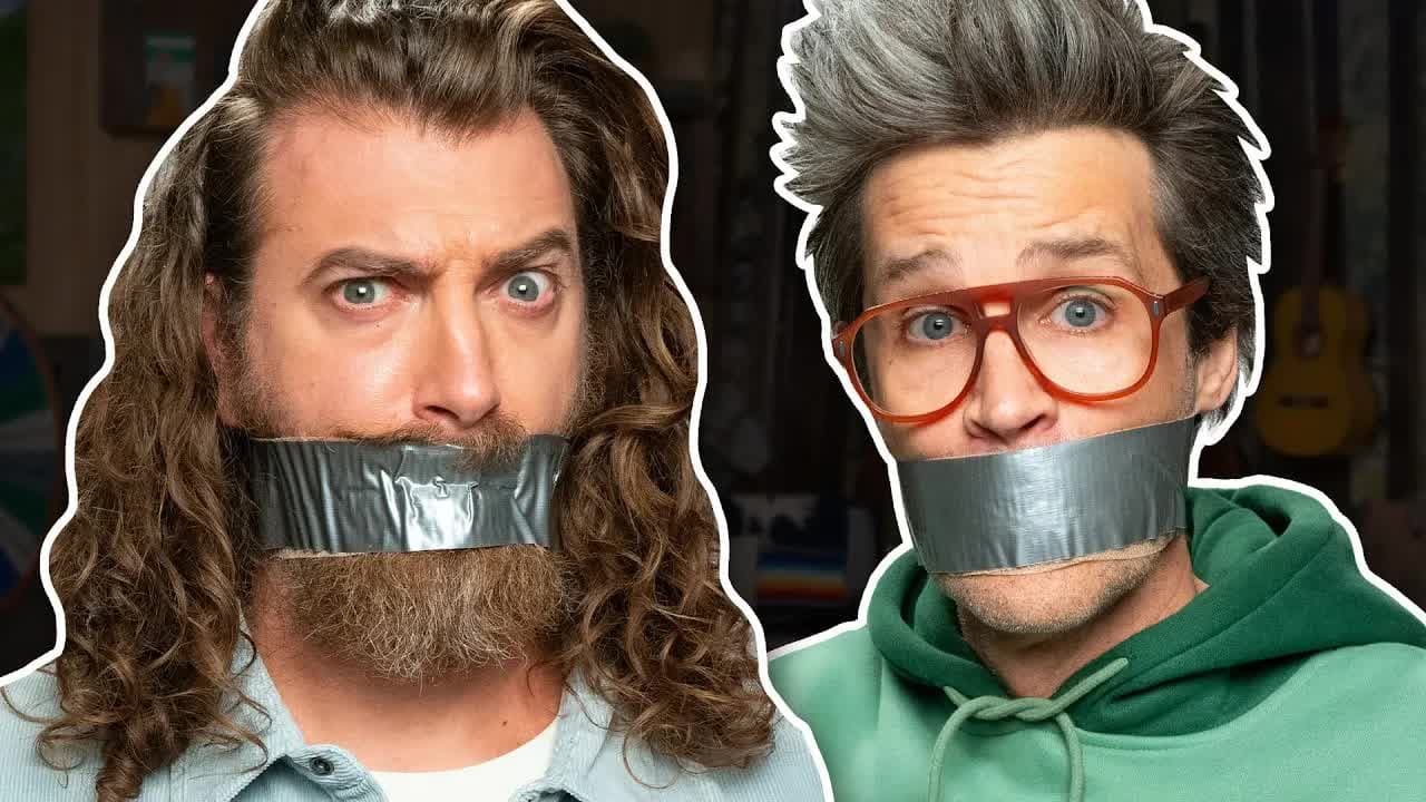 Still from We Let The Crew Duct Tape Us