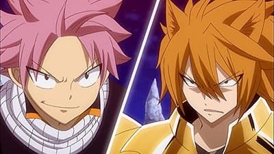 Still from Natsu vs. Leo