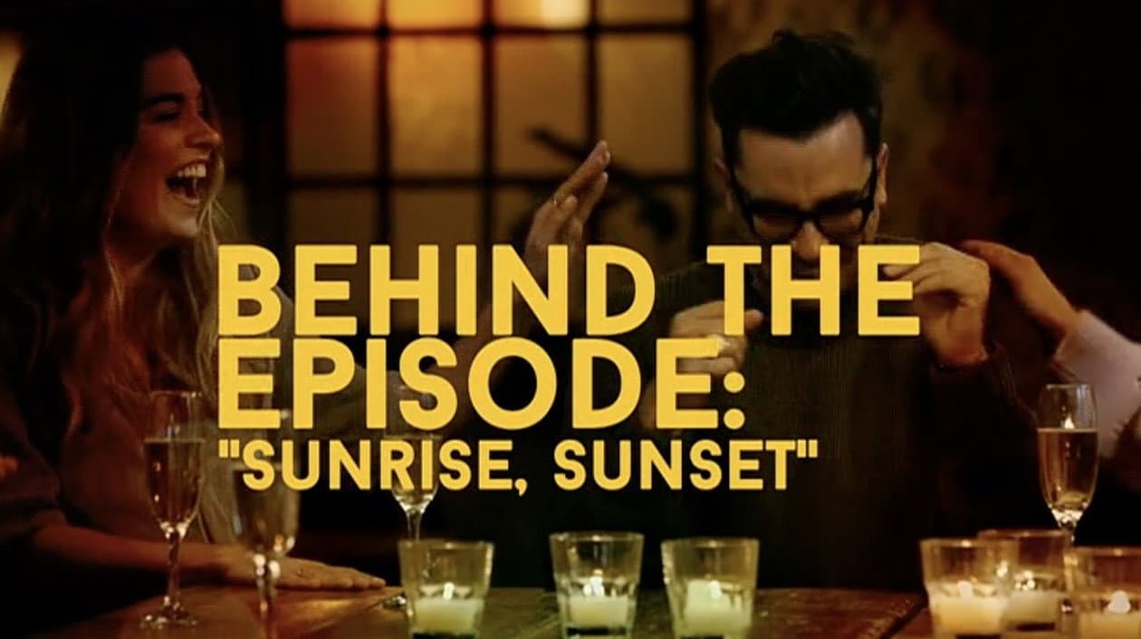 Still from Behind the Episode: "Sunrise, Sunset"