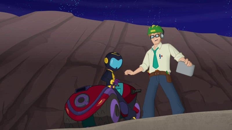 Still from The Griffin Rock Express