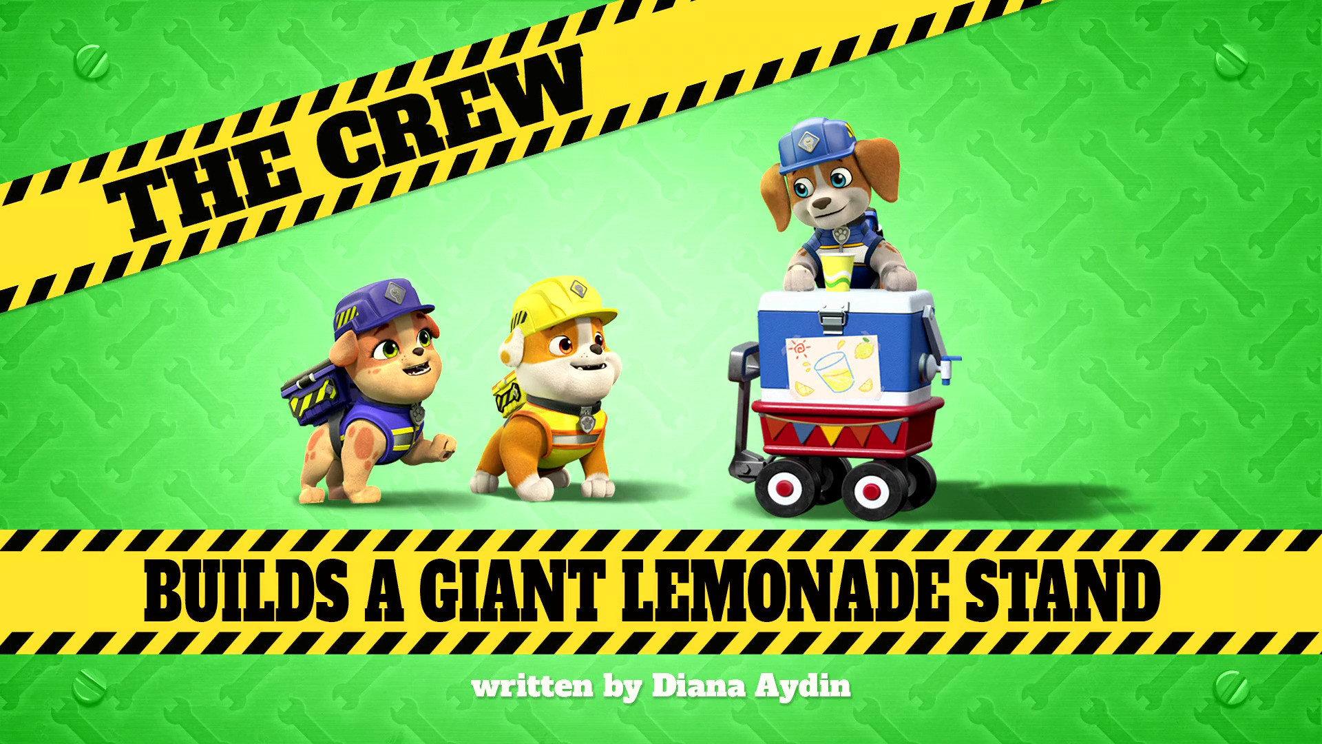 Still from The Crew Builds a Giant Lemonade Stand