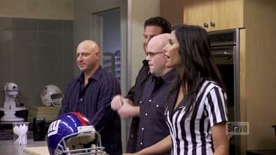 Still from Super Bowl Chef Showdown