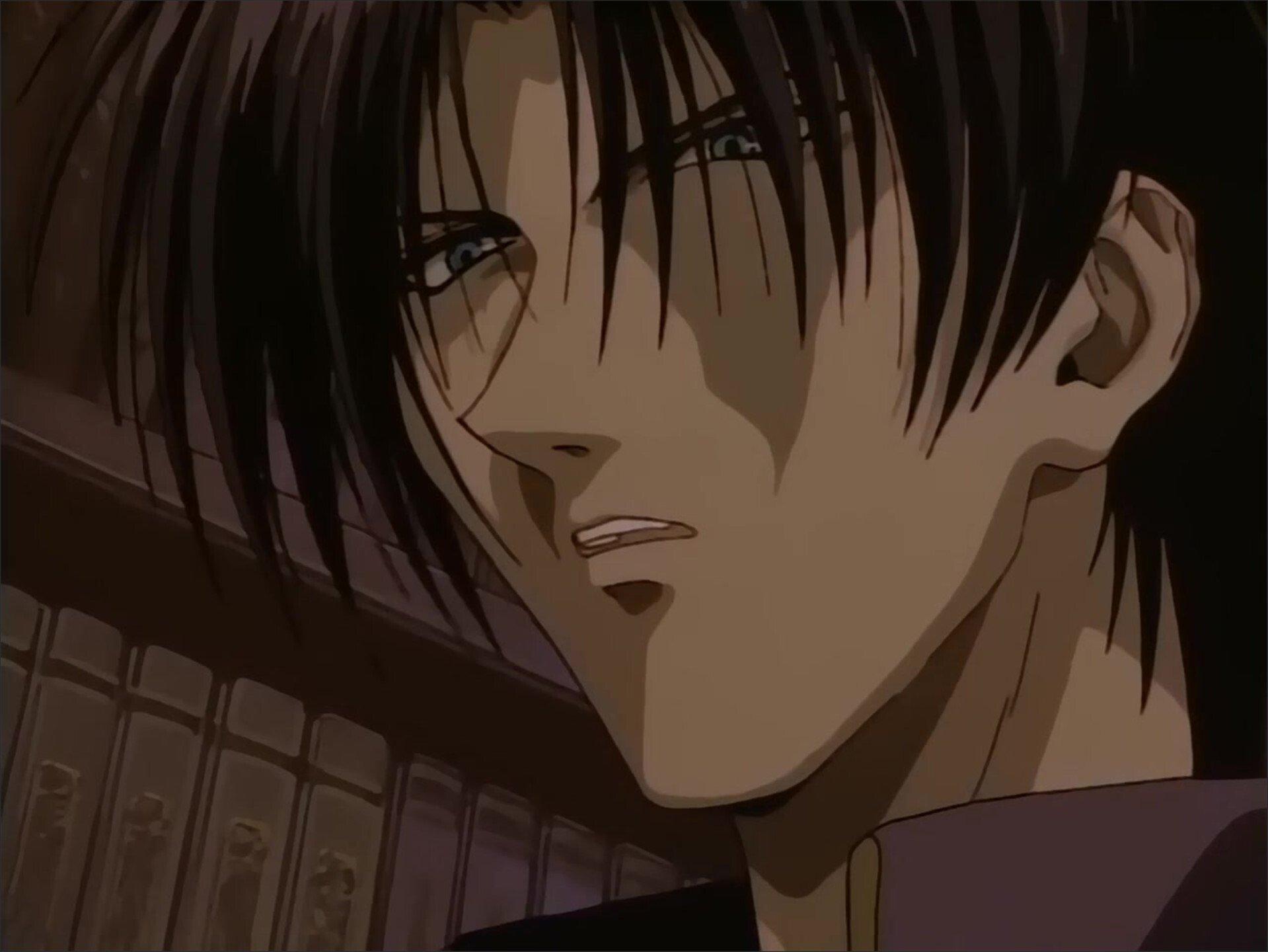 Still from The Promised Time Has Come: Aoshi and Kenshin Fight Again