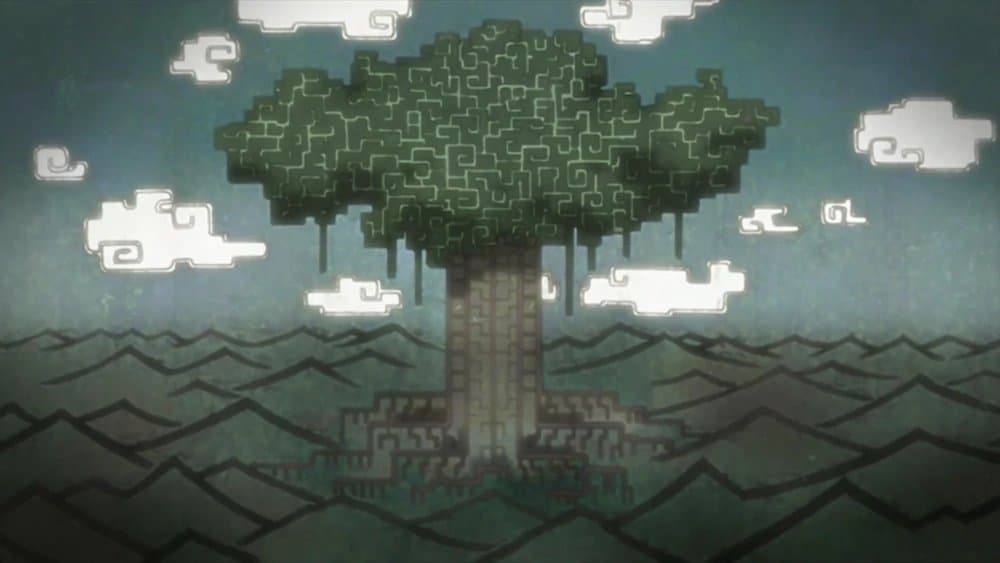 Still from The Divine Tree
