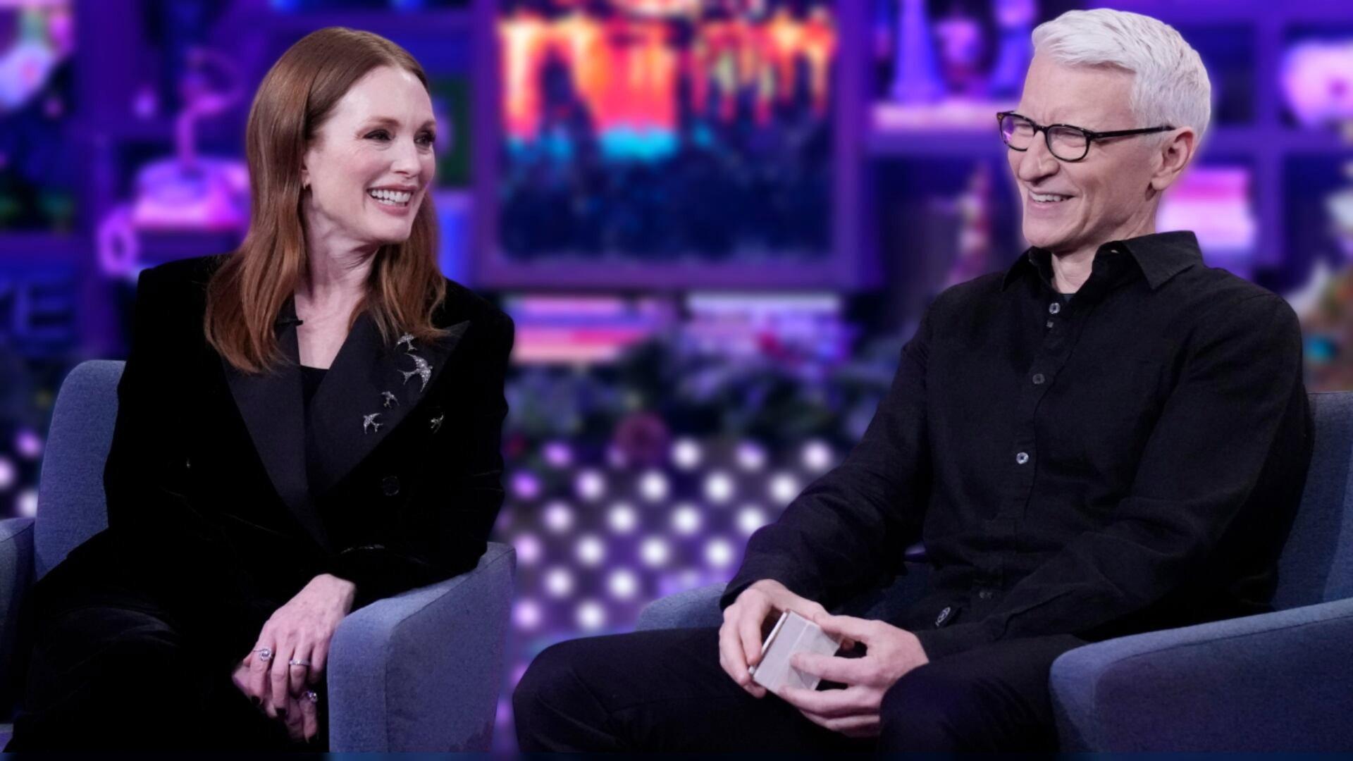 Still from Julianne Moore and Anderson Cooper