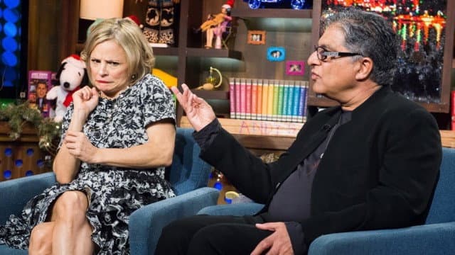Still from Amy Sedaris & Deepak Chopra