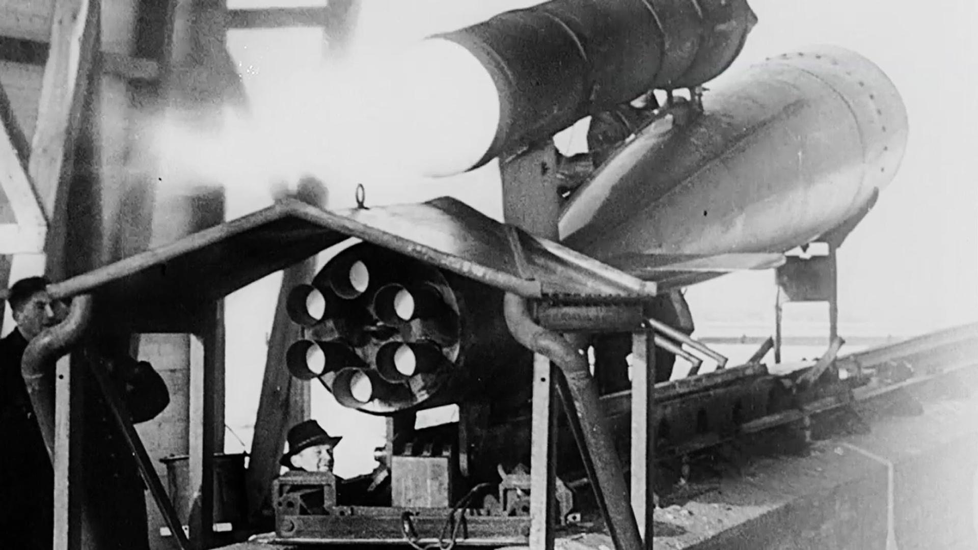 Still from V1: Hitler's Vengeance Missile