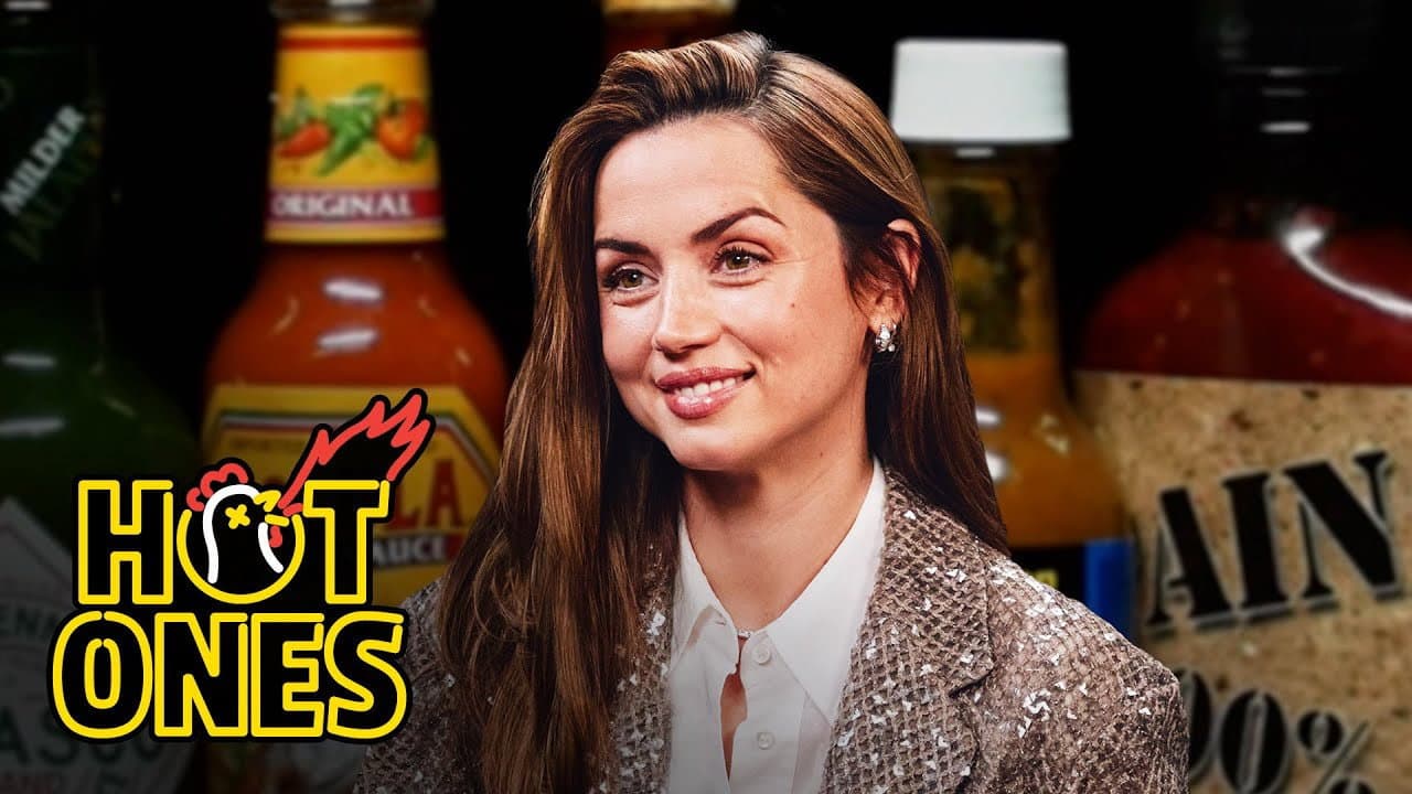 Still from Ana de Armas Does Her Own Stunts While Eating Spicy Wings
