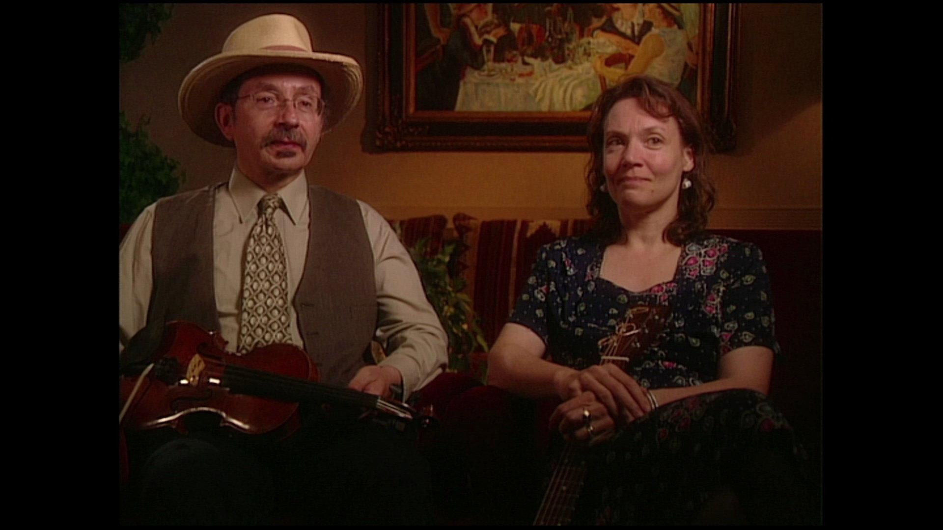 Still from An Interview with Jay Ungar and Molly Mason