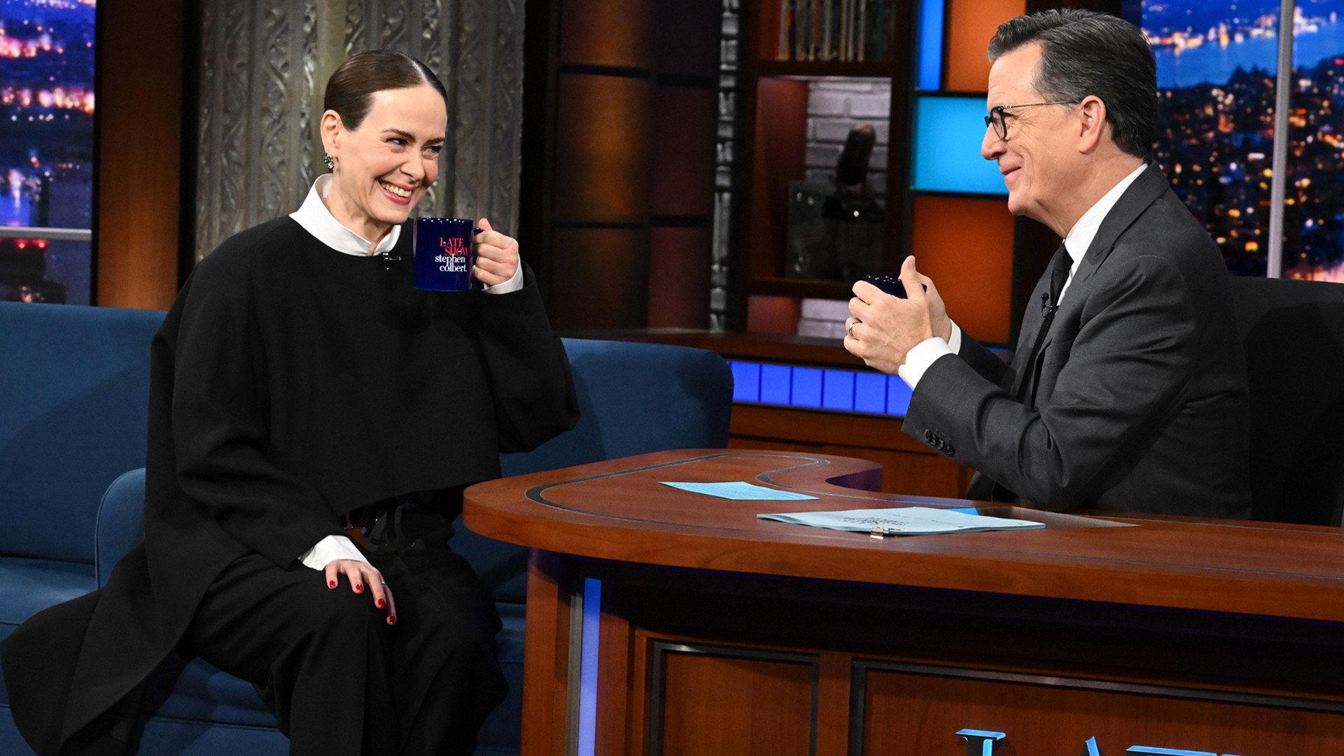 Still from Sarah Paulson, Sen. Ruben Gallego