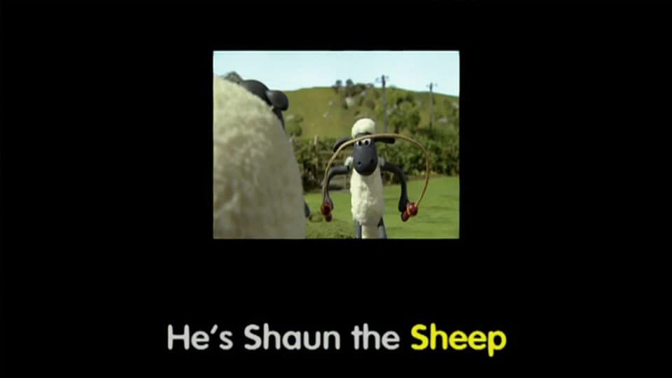 Still from Sing-Along with Shaun