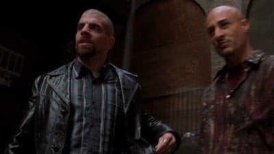 Still from A Priest, a Doctor and a Medium Walk into an Execution Chamber