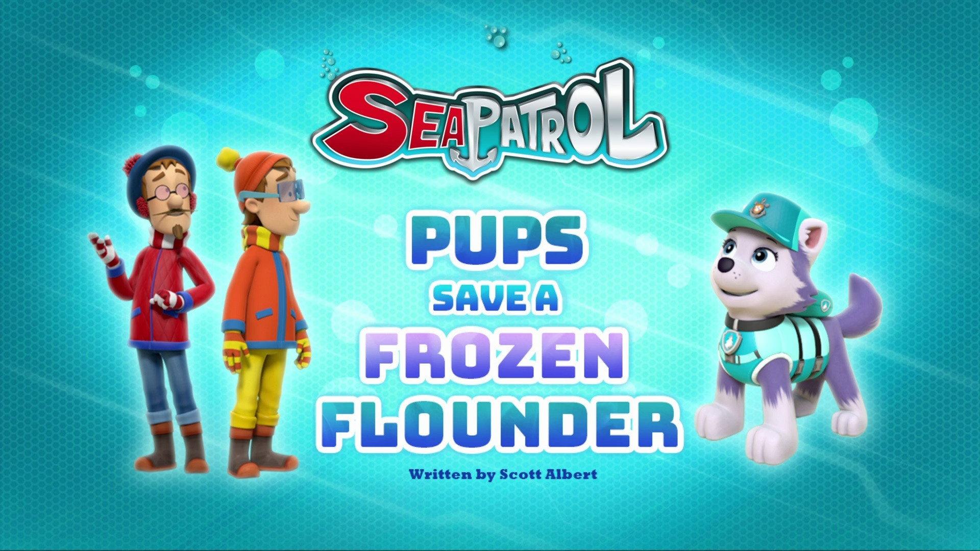 Still from Sea Patrol: Pups Save a Frozen Flounder
