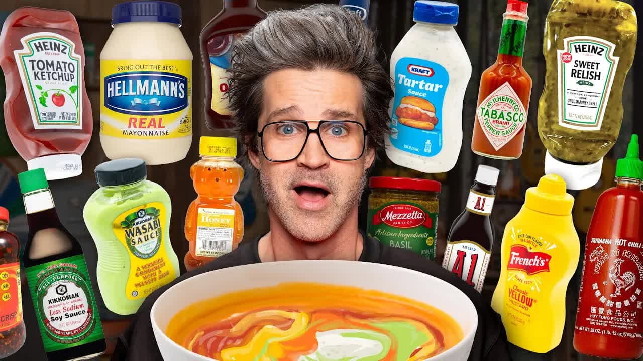 Still from Mixing EVERY Condiment Together (Taste Test)