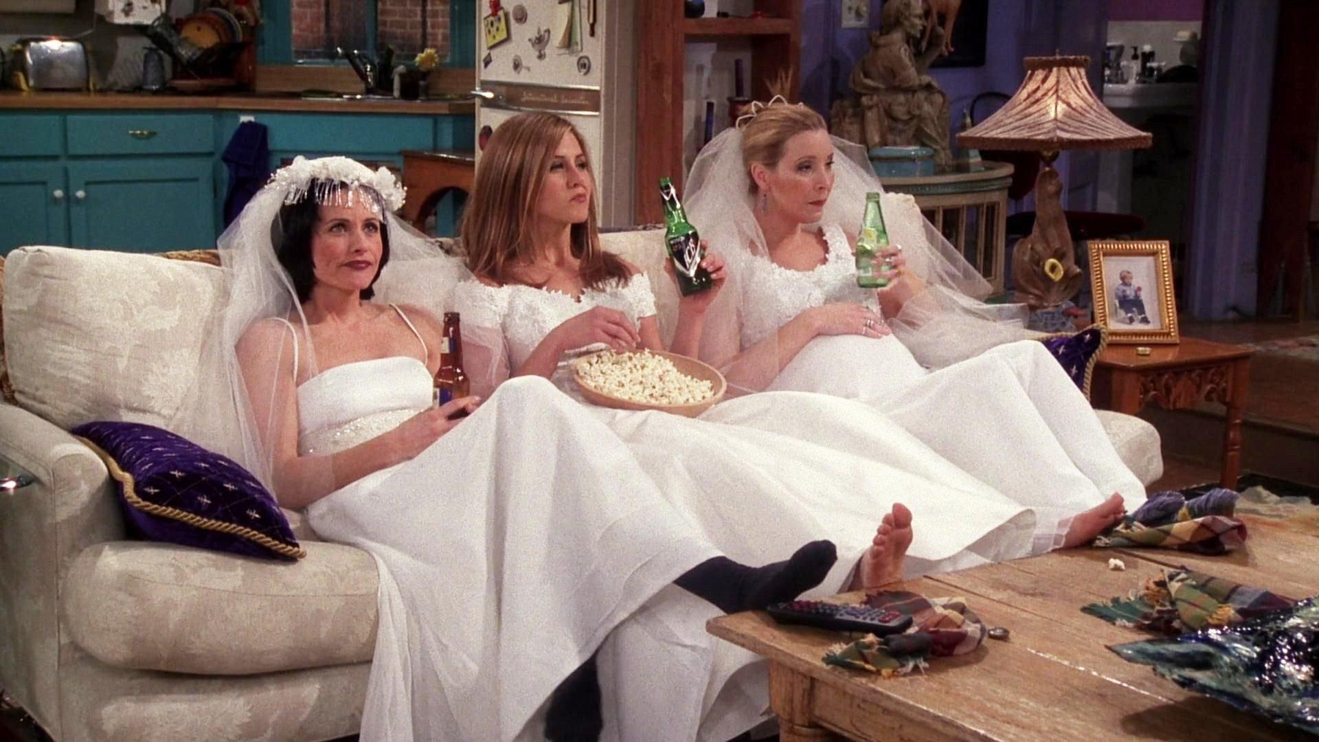 Still from The One with All the Wedding Dresses