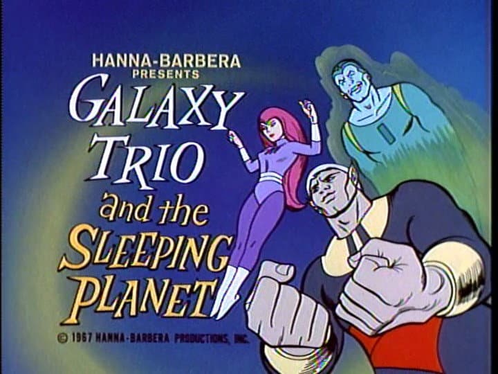 Still from The Galaxy Trio and the Sleeping Planet