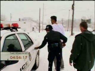 Still from Double Shooting on Haskell; Back Alley Revenge