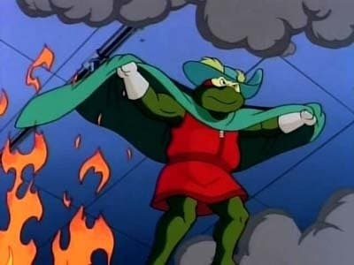 Still from Raphael VS The Volcano