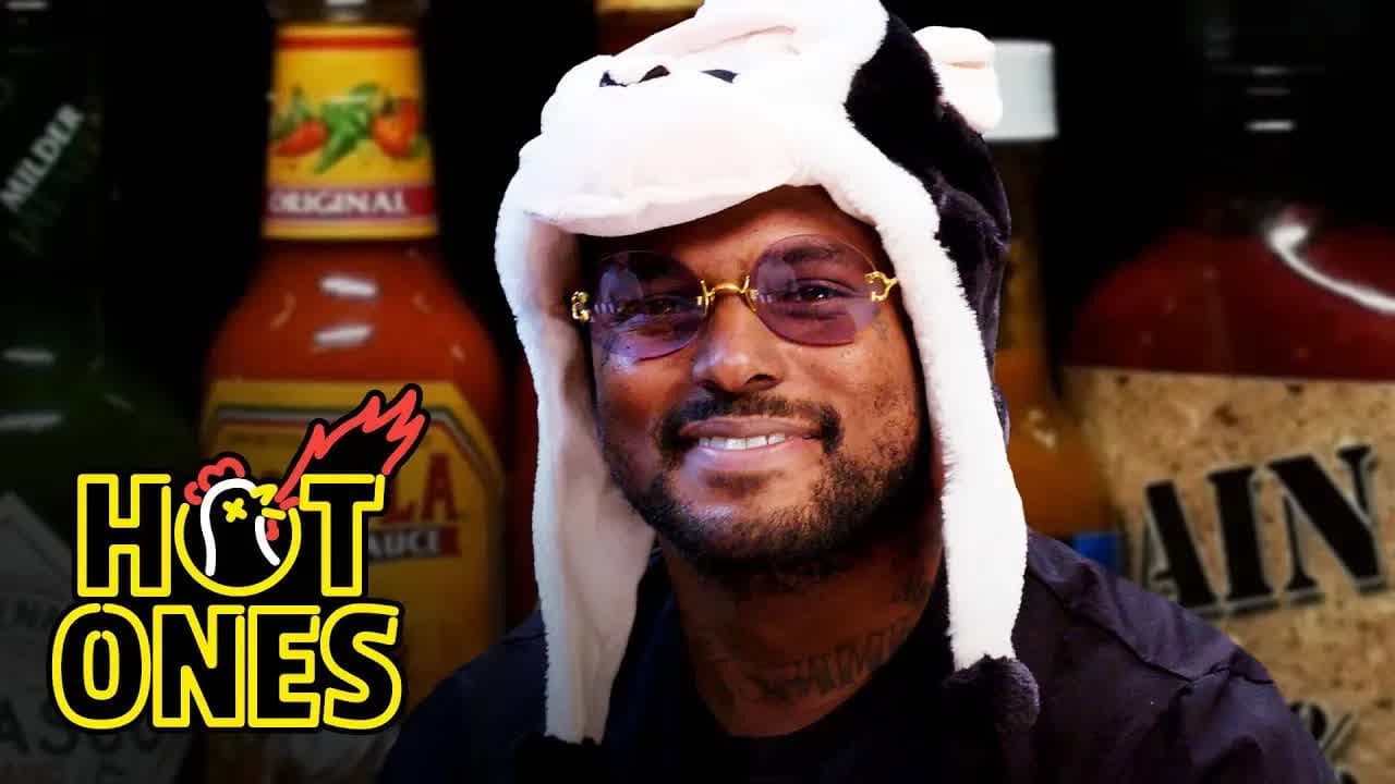 Still from Schoolboy Q Learns to Respect Spicy Wings