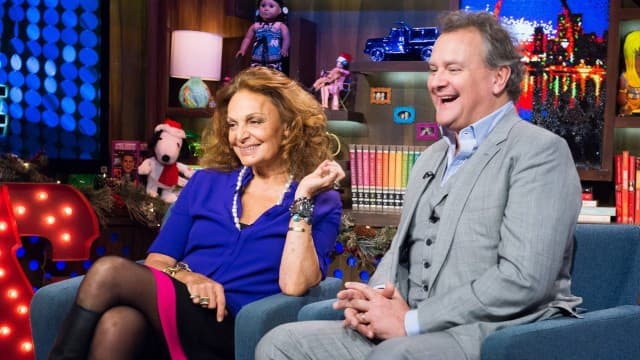 Still from Diane von Furstenberg & Hugh Bonneville