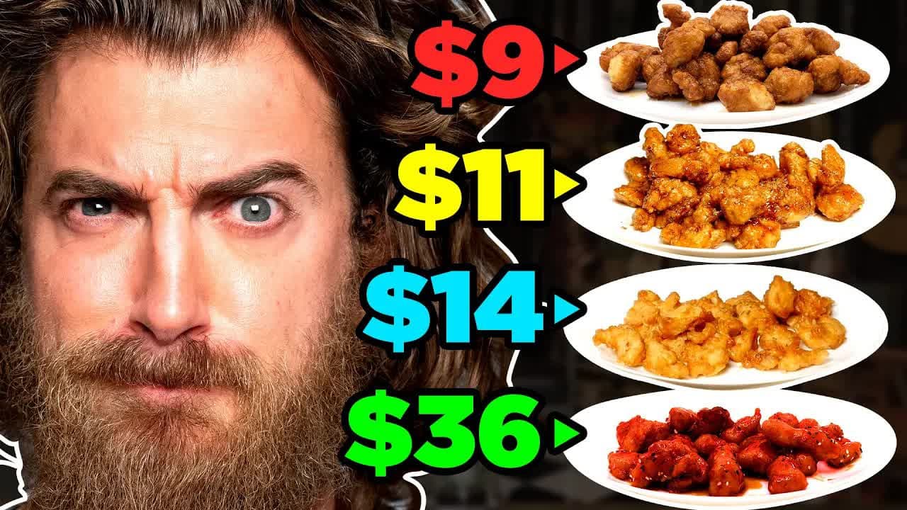 Still from Frozen vs. Fast vs. Fancy Food Taste Test
