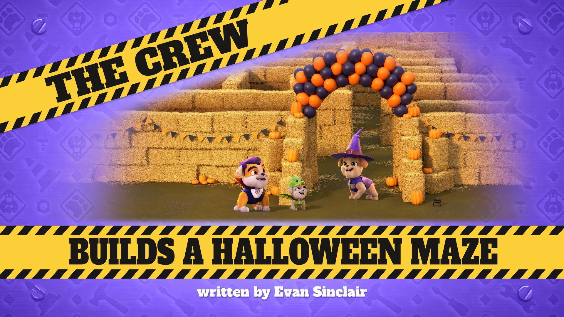 Still from The Crew Builds a Halloween Maze