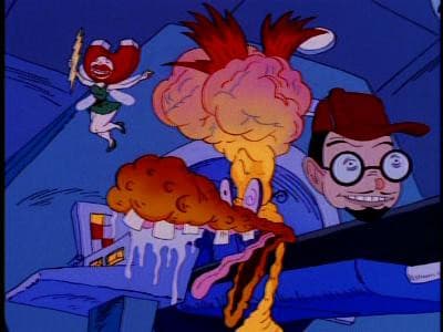 Still from They Craved Duckman's Brain!