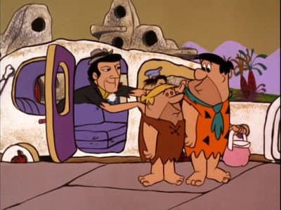 Still from The Rolls Rock Caper