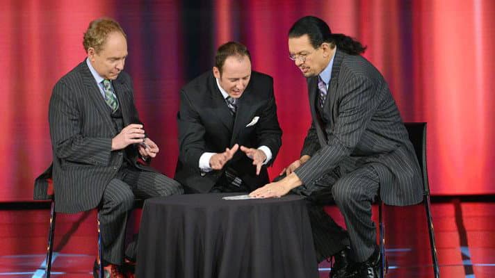 Still from Penn's Favorite Card Trick