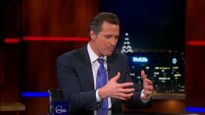 Still from Gavin Newsom
