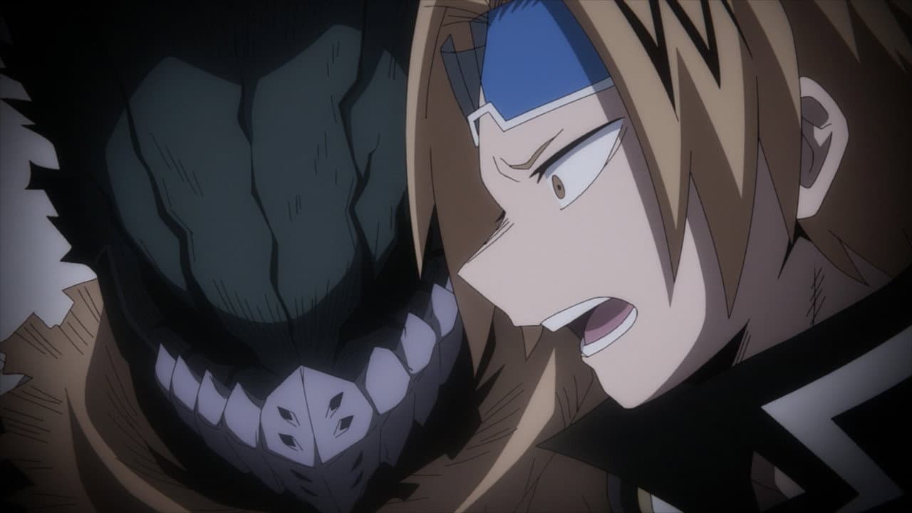 Still from Deku vs. Class A