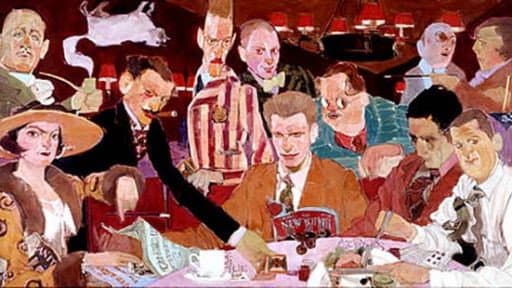 Still from The Ten-Year Lunch: The Wit and Legend of the Algonquin Round Table