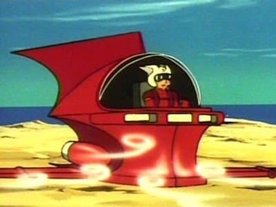Still from Ninja twin mechanical beasts appear