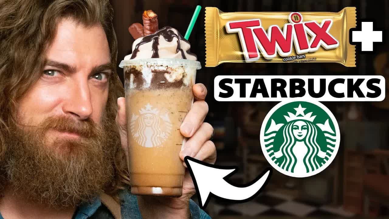 Still from We Try Starbucks Secret Menu Hacks