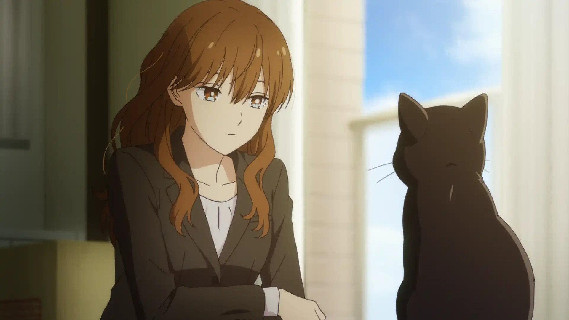 Still from Cherry Blossom Meeting and a Coming Blizzard